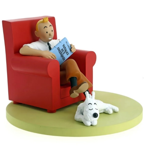 TINTIN FAUTEUIL ROUGE