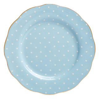 ASSIETTE DESSERT 20 CM POLKA BLUE