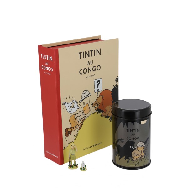 PACK TINTIN AU CONGO CAFE HOMME LEOPARD